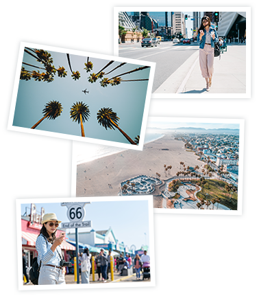 photo collage of los angeles