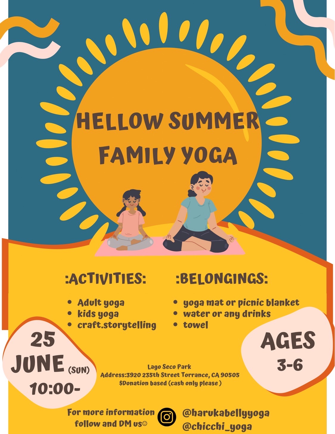 Hellow Summer Family Yoga