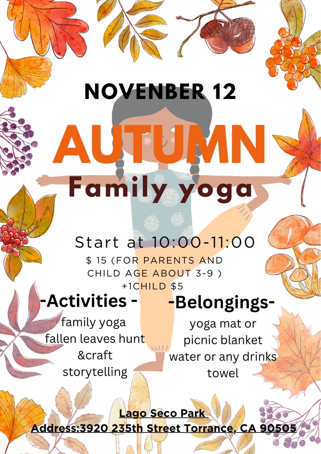 Autumn Family Yoga