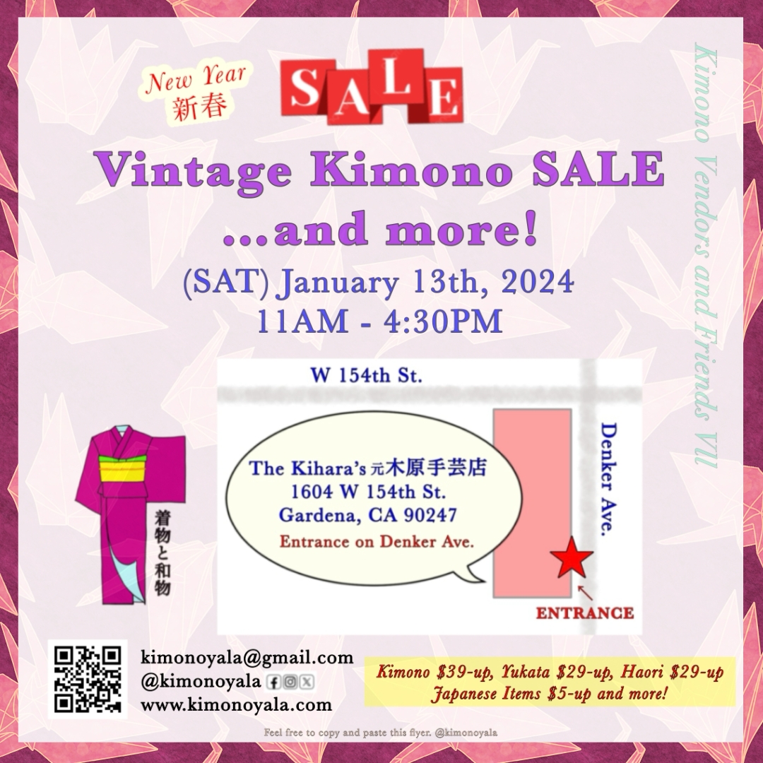 Vintage Kimono SALE ...and more!