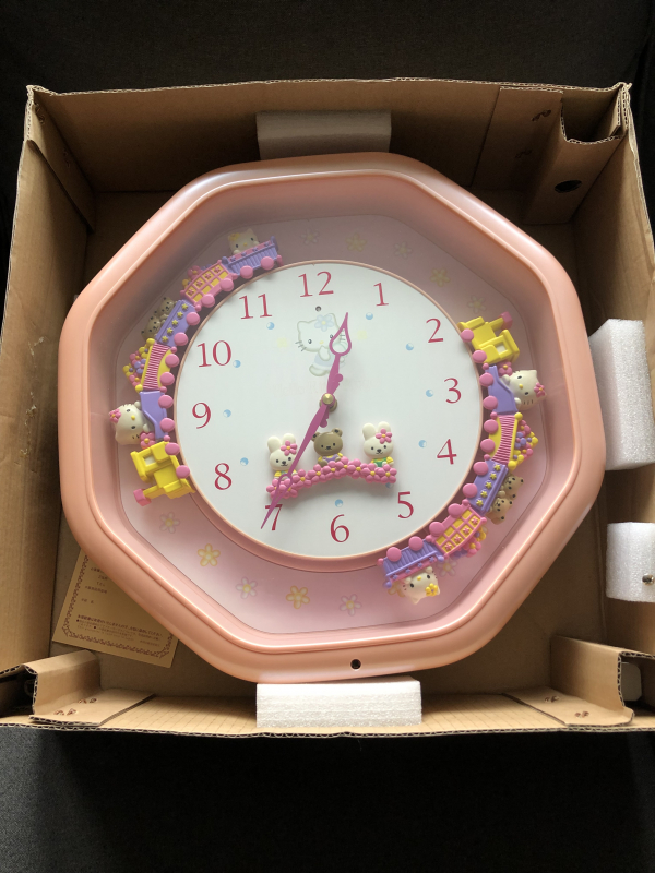 ロサンゼルスタウン クラシファイド Citizen キティちゃん壁時計