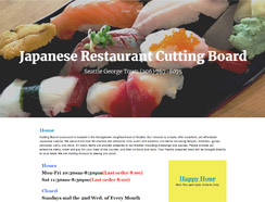 Japanese Restaurant Cutting Board